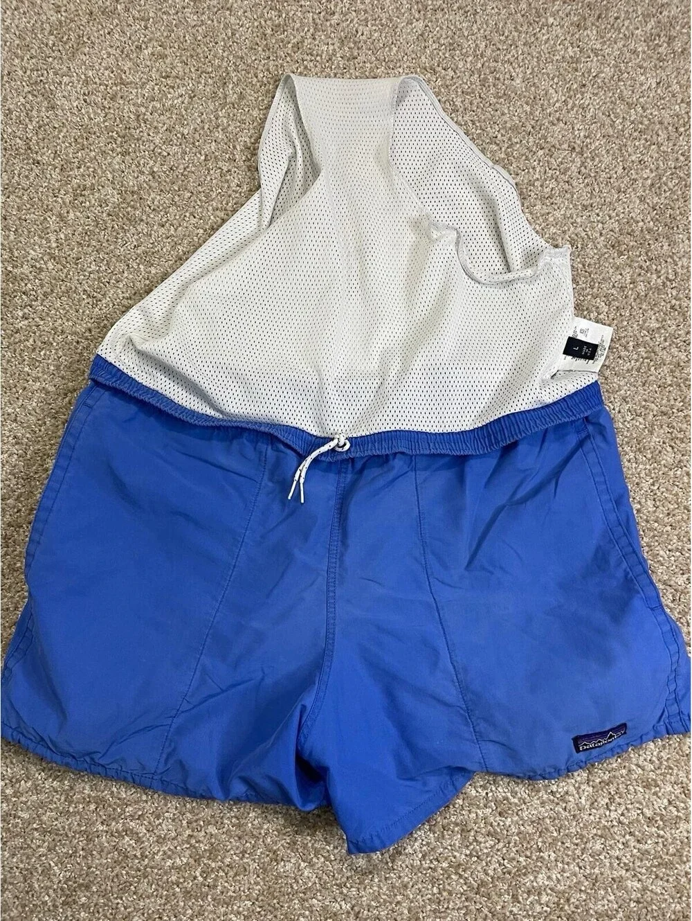 Patagonia Men's Blue Swim Shorts Size L Made In USA